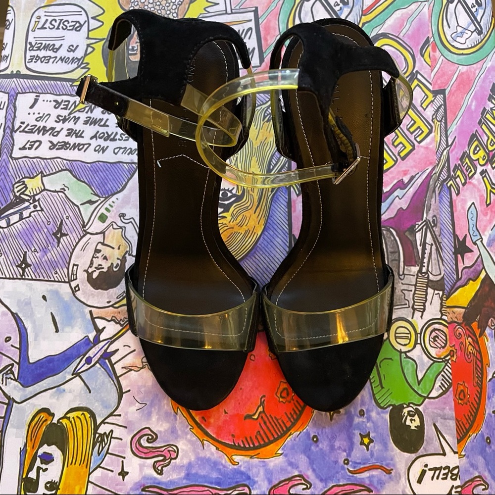 Kendall and Kylie Clear Strap Heels